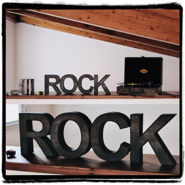 Rock - 3D letters by Nesia eARTh
